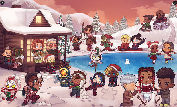 Apex Legends Social Media Winter Commission (link)